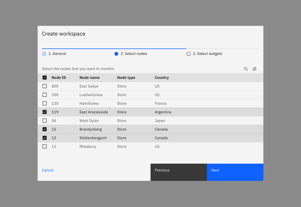 Progress modal example Progress modal example