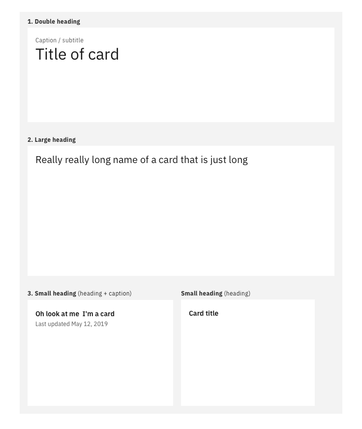Cards should have 16px margins all around Cards should have 16px margins all around